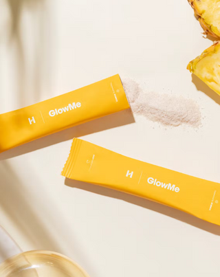 GlowMe drickkollagen med smak av ananas och mango Health Labs Care 30 dospåsar - 2