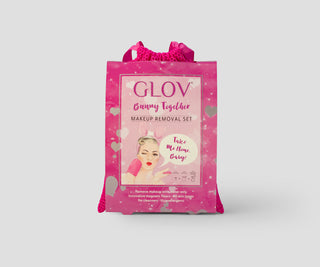 Hårbandssats två handskar för sminkborttagning och daglig hudvård Glov - 2