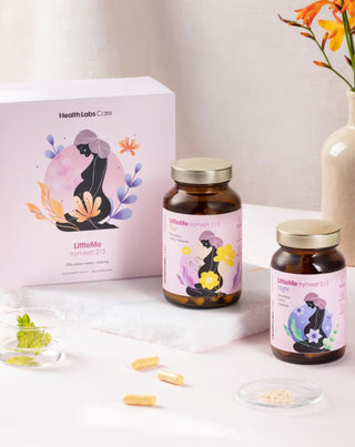 Tillägg för att stödja normal utveckling av graviditeten LittleMe Trimester 2 och 3 Health Labs Care 150 - 3