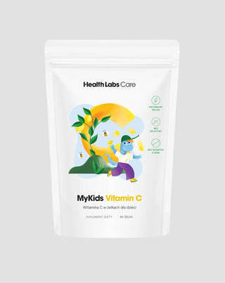 Vegansk C-vitamin i gelébönor för barn MyKids Vitamin C Health Labs Care 60 st. - 1