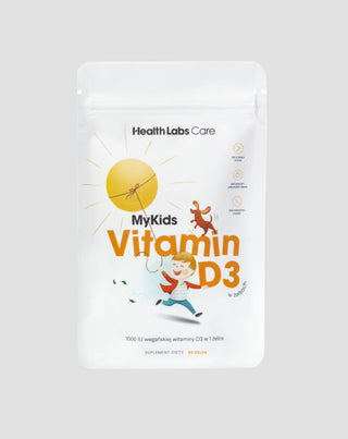 Vegansk D-vitamin för barn MyKids Vitamin D3 gelébönor Health Labs Care 60 stycken - 1