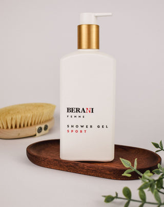 Natural Sport Shower Gel för att rengöra huden efter ett intensivt träningspass Berani Femme - 2