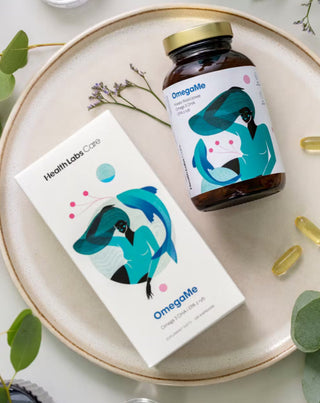 Kosttillskott med Omega 3-fettsyror EPA och DHA från fisk OmegaME Health Labs Care 60 kapslar - 3