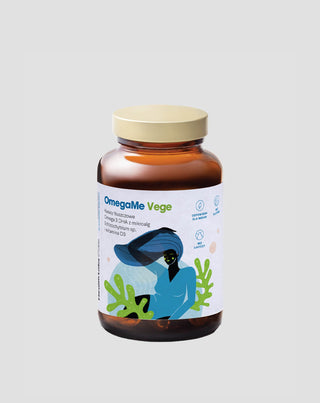Kosttillskott med omega-fettsyror OmegaMe Vege Health Labs Care 60 kapslar