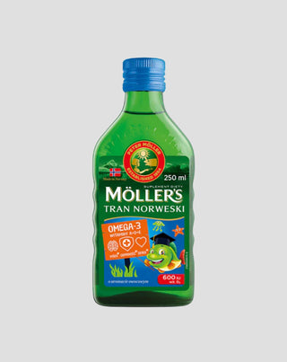 Mollers norska torskleverolja med fruktsmak och 600 IE vitamin D3 - 1