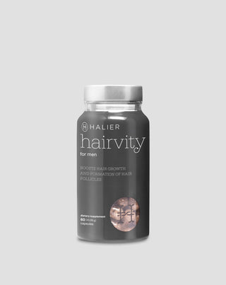 Håravfallstabletter för män mot skallighet Hairvity Men Halier 60 kapslar - 1