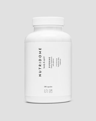Piperintabletter för bättre matsmältning för att underlätta viktminskning Piperine Nutridome 180 kapslar - 1
