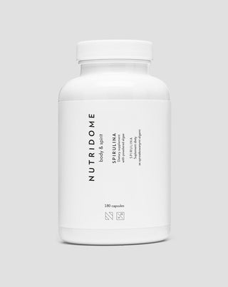 Spirulina tångtabletter för rening av kroppen Nutridome 180 kapslar - 1