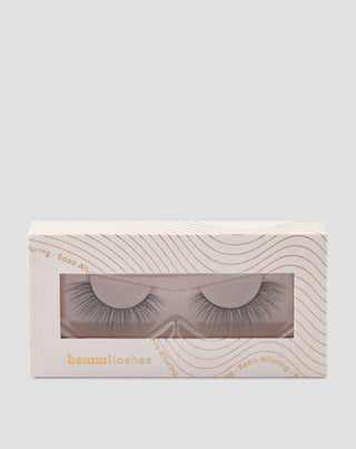 Sååå lockande Bamm!Lashes 2D lösögonfransar på en remsa för upprepad användning - 1