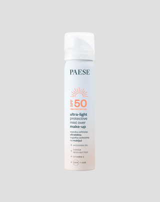 Ultralätt make-up protection mist med solskyddsmedel SPF50 från Paese - 1