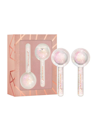 Glasmassagebollar Kryoterapi Ansikte Cryolift isglober Crystallove - 1