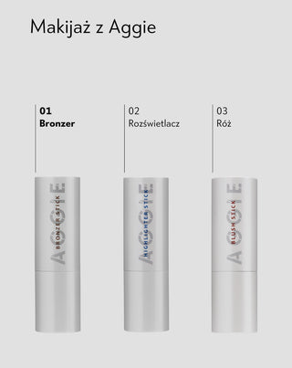 Ansiktskontureringsstift bronzer för mogen hud 50+ Aggie 4 - 5