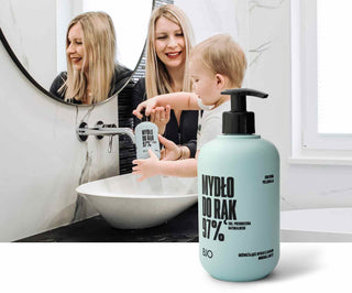 Uppfriskande flytande handtvål med gurkextrakt och doft av havsbris från Bjo - 2