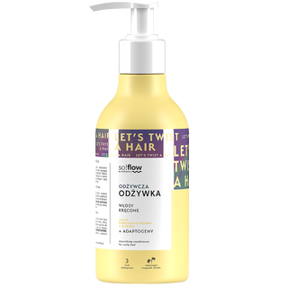 Balsam med närande effekt för lockigt hår med doften av mogen melon med aloe so! flöde - 1