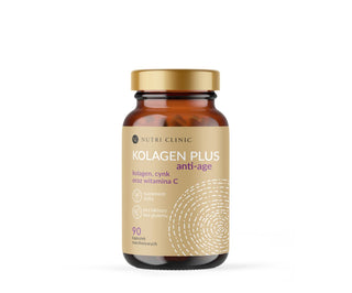 Kollagen plus anti-age kapslar med kollagen zink och C-vitamin Nutri Clinic 90 kapslar - 1