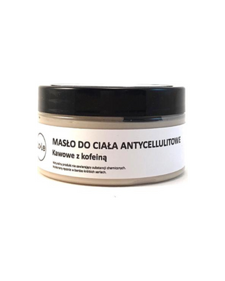 Anti-cellulit kaffesmör med koffein för att förbättra hudens färg och ton La-Le - 1
