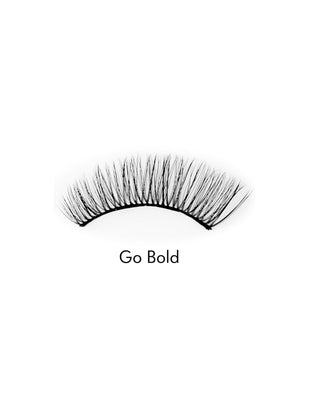 Lösögonfransar på en 2D-remsa för upprepad användning, mycket mjuka Go Bold Bamm!Lashes - 2