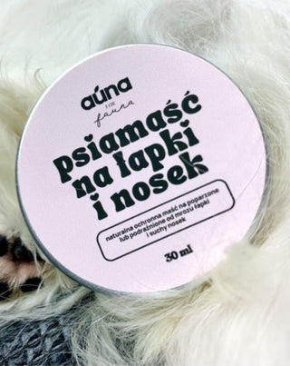 Auna For Fauna naturlig hundsalva för skydd av tassar och torr nos 30 ml - 2