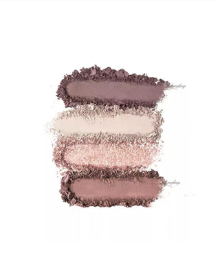 Palett med fyra metalliska ögonskuggor daily vibe palette Paese - 4