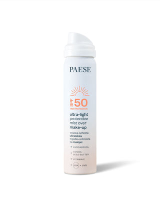 Ultralätt make-up protection mist med solskyddsmedel SPF50 från Paese - 2