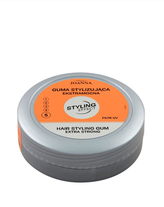 Stylinggummi i silver i en burk med UV-filter Stylingeffekt Joanna - 2