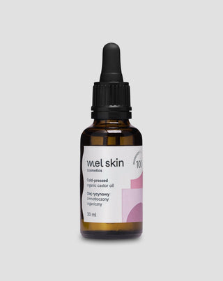 Återfuktande, kallpressad naturlig ricinolja 100% ekologisk Mel Skin - 1