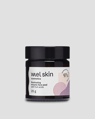 Upplysande enzymatisk ansiktspeeling med fruktsyror Mel Skin - 1