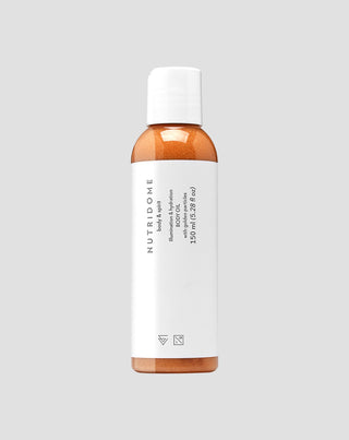 Olejek rozświetlający do ciała z efektem glow z olejem jojoba i olejem arganowym Nutridome - 1