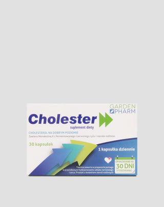 Kapslar som stödjer upprätthållandet av kolesterol på rätt nivå Cholester GardenPharm - 1