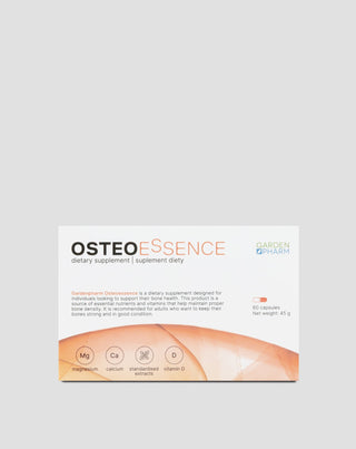 Kosttillskott som stödjer hälsa och korrekt bentäthet Osteoessence Gardenpharm 60 kapslar - 1