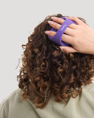 Twisty set med silikonmassör + enzympeeling för rengöring och stimulering av hårbottens mikrocirkulation - 4