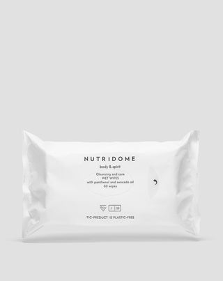 Våtservetter med lugnande panthenol för spädbarn och barn Nutridome 60 st. - 1