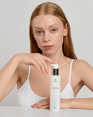 Micellärt vatten för sminkborttagning och rengöring för känslig och aknebenägen hud med urea, hyaluronsyra och glykolsyra Cleansing Orphica Clinic 200 ml - 3