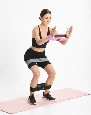 Body Functions korta motståndsband för fitness 76 cm set om 3. - 3