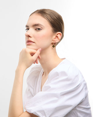 Örhängen i guldpläterat rostfritt stål, set Mys_2 - 4