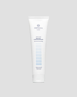 Ansiktspeeling för aknebenägen hud med niacinamid, panthenol, BHA och mikrokorn Anti-Acne Orphica Clinic - 1
