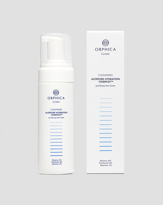 Rengöringsmousse för känslig och aknebenägen hud med betain, panthenol och allantoin Cleansing Orphica Clinic 150 ml - 4