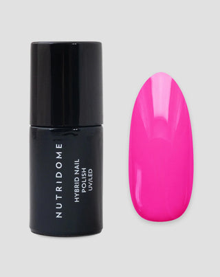 Hybridlack för naglar UV/LED Pink Bloom 014 Nutridome - 1