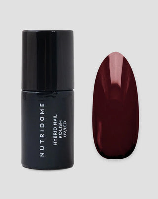 Hybridlack för naglar UV/LED Cherry Chocolate 017 Nutridome - 1
