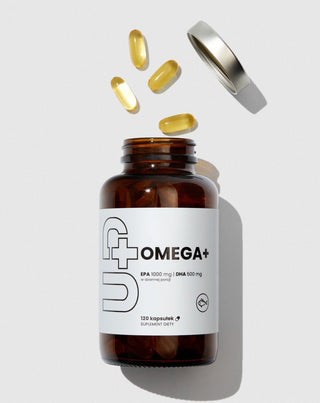 Supplement Up Omega+ UP Omega-3 omättade fettsyror Health Pharma 120 kapslar - 2