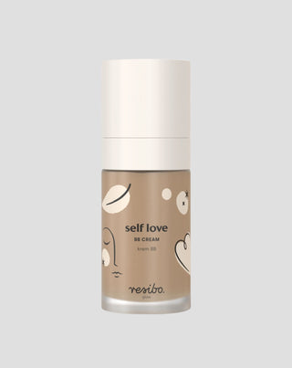 Naturlig och ekologisk BB Self Love ansiktskräm i nyans Sunny Beige 30 ml Resibo - 1