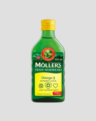 Moller's Norwegian Lemon Flavoured Trank med 600 IU Vitamin D3 - 1