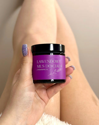 Lavendel kroppsmousse för irriterad och torr hud med lavendel eterisk olja Mglife - 3