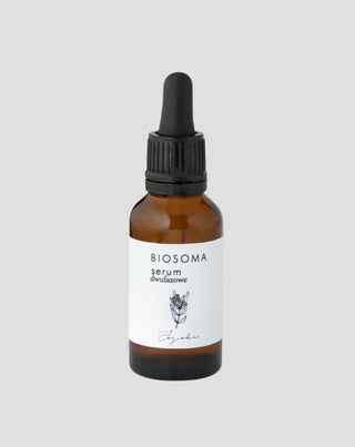 Anti-aging bifasiskt ansiktsserum med hyaluronsyra och naturliga oljor Biosoma - 1