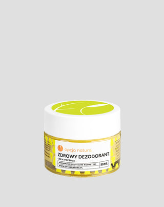 Naturlig deodorantkräm - hälsosam deodorant med lin & patchouli Opcja Natura - 1