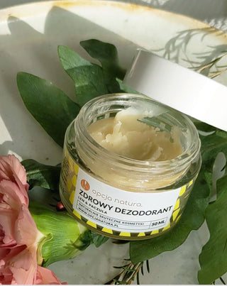 Naturlig deodorant i kräm - hälsosam deodorant med lin & patchouli Opcja Natura_2 - 3