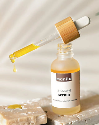 Tvåfas nattserum för torr hud med hyaluronsyra och C-vitamin Manila - 2