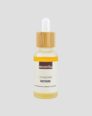 Tvåfas nattserum för torr hud med hyaluronsyra och C-vitamin Manila - 1