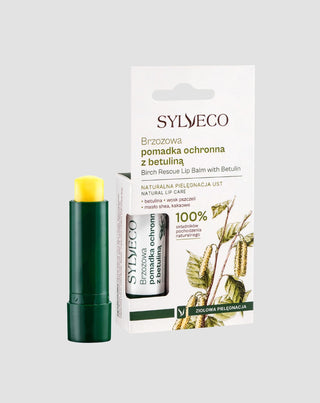 Skyddande läppstift av björkträ med betulin och naturliga oljor Sylveco - 1