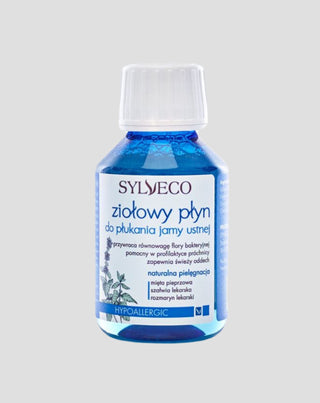 Växtbaserat munvatten med naturliga extrakt utan alkohol Sylveco - 1
